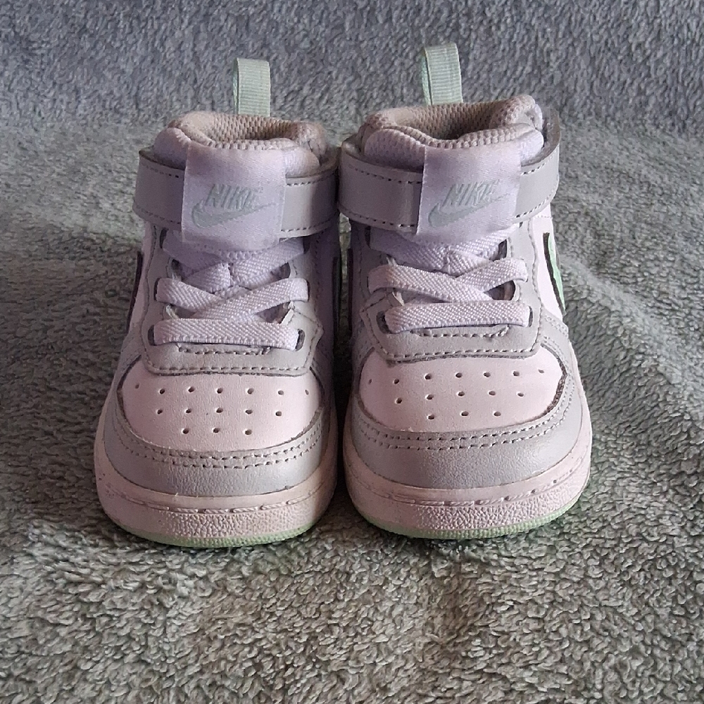 Nike Kids' White and Gray Sneakers